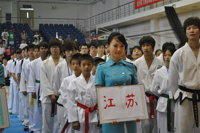 代表江苏参加全国赛